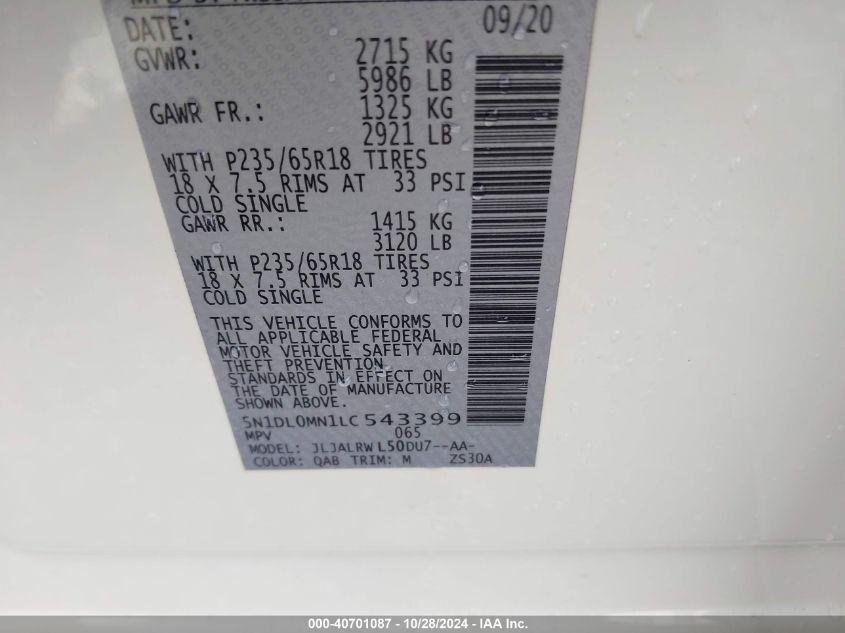 INFINITI QX60 LUXE 2020