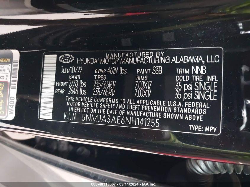 HYUNDAI TUCSON SE 2022