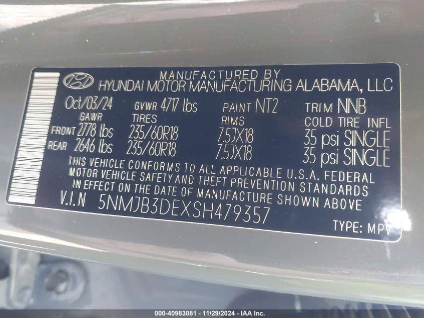 HYUNDAI TUCSON SEL 2025