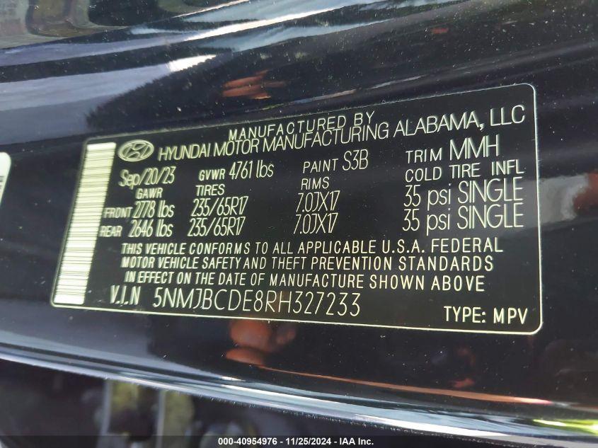 HYUNDAI TUCSON SEL 2024