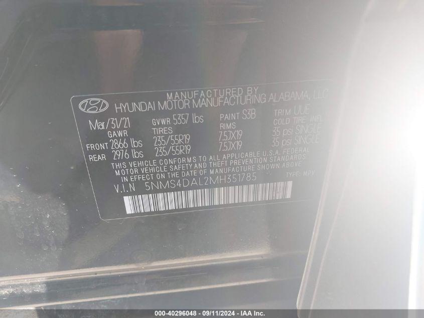 HYUNDAI SANTA FE LIMITED 2021