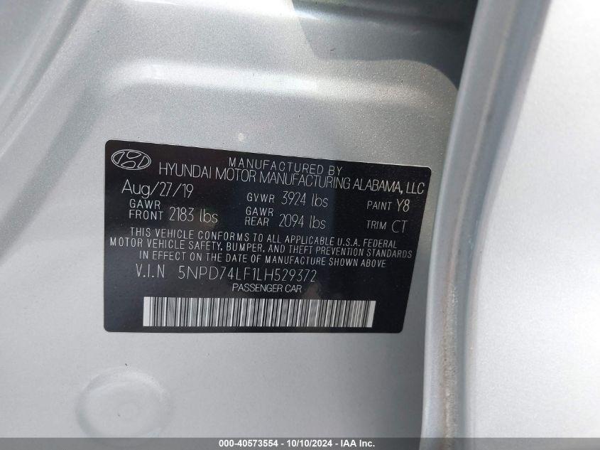 HYUNDAI ELANTRA SE 2020