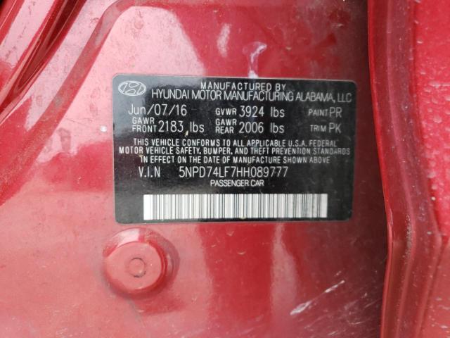 HYUNDAI ELANTRA SE 2017