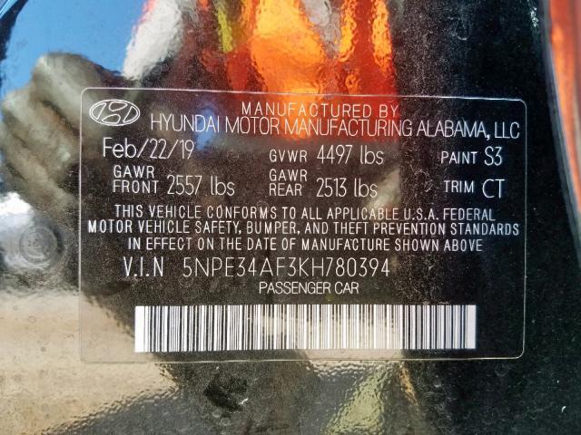 HYUNDAI SONATA LIM 2019