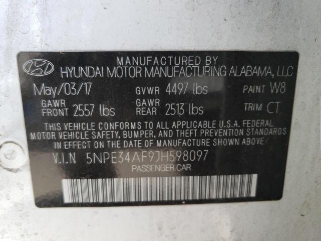 HYUNDAI SONATA SPO 2018