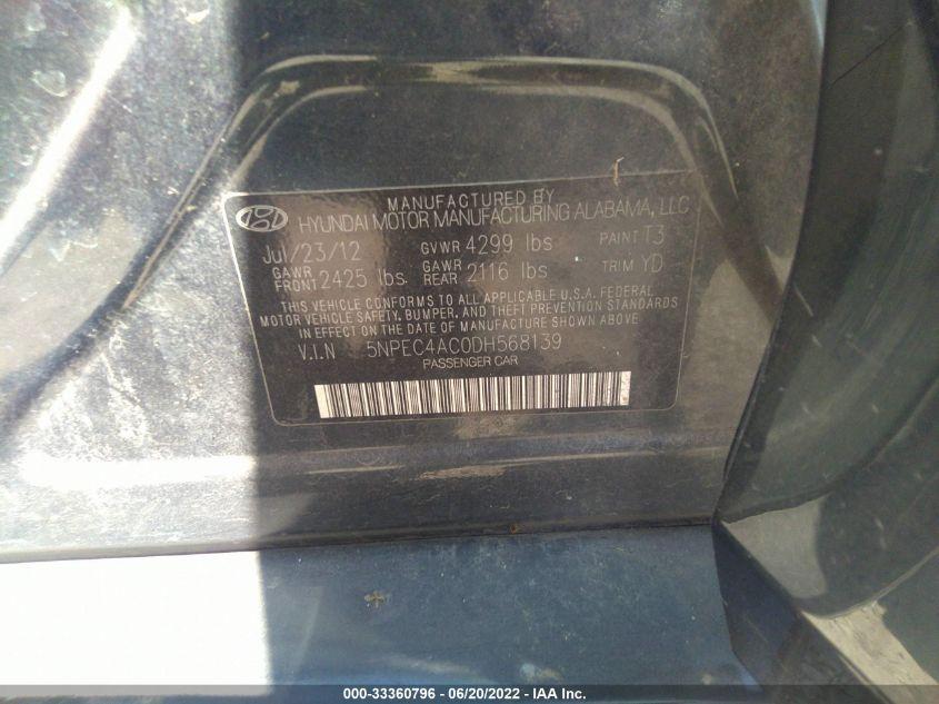 HYUNDAI SONATA LIMITED 2013