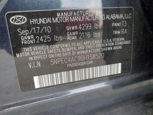 HYUNDAI SONATA SE 2011