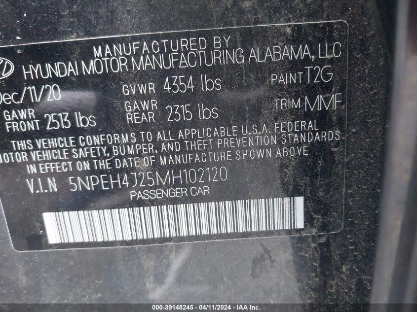 HYUNDAI SONATA LIMITED 2021