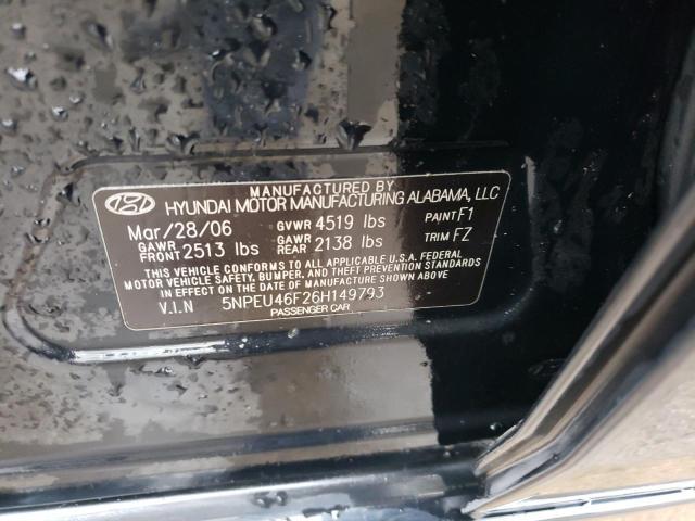 HYUNDAI SONATA GLS 2006