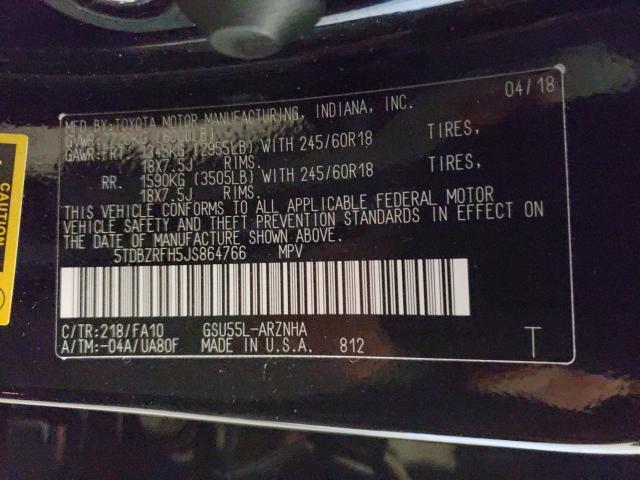 TOYOTA HIGHLANDER  2018