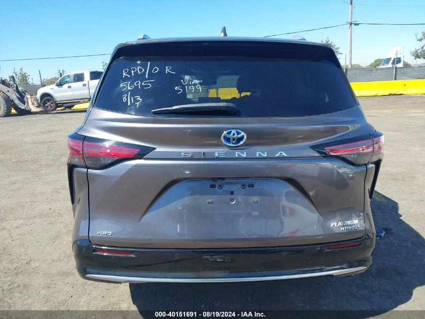 TOYOTA SIENNA PLATINUM 2022