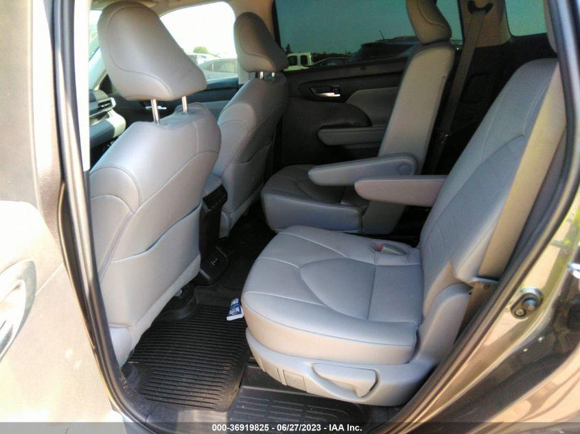 TOYOTA HIGHLANDER XLE 2022