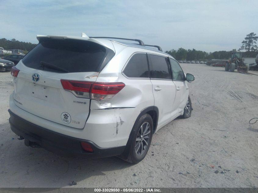 TOYOTA HIGHLANDER HYBRID/XLE 2018