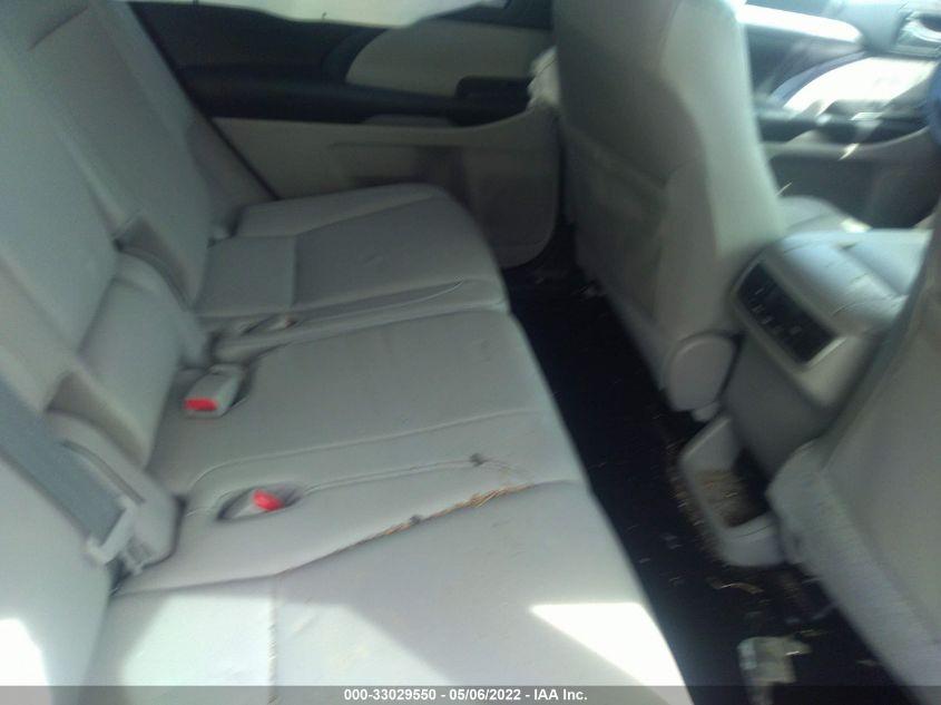 TOYOTA HIGHLANDER HYBRID/XLE 2018