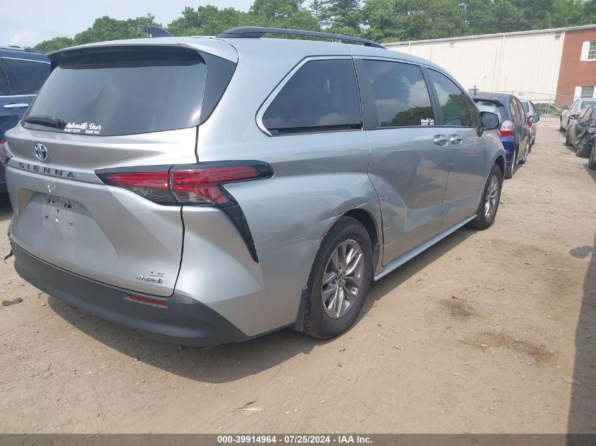 TOYOTA SIENNA LE 2022