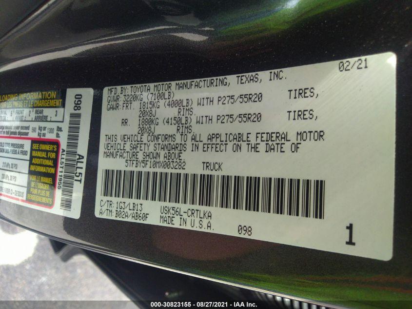 TOYOTA TUNDRA 4WD LIMITED 2021