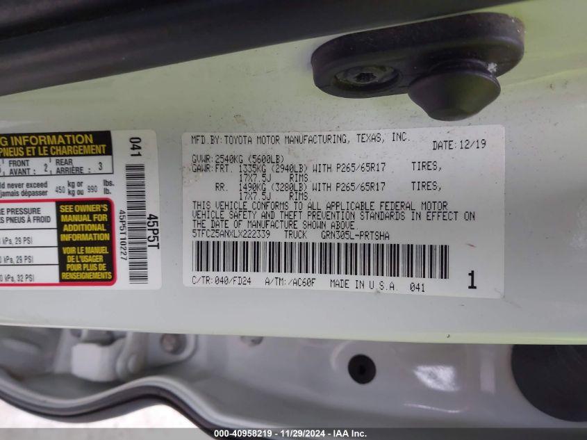 TOYOTA TACOMA TRD SPORT 2020