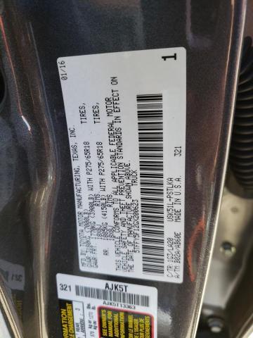 TOYOTA TUNDRA CRE 2016