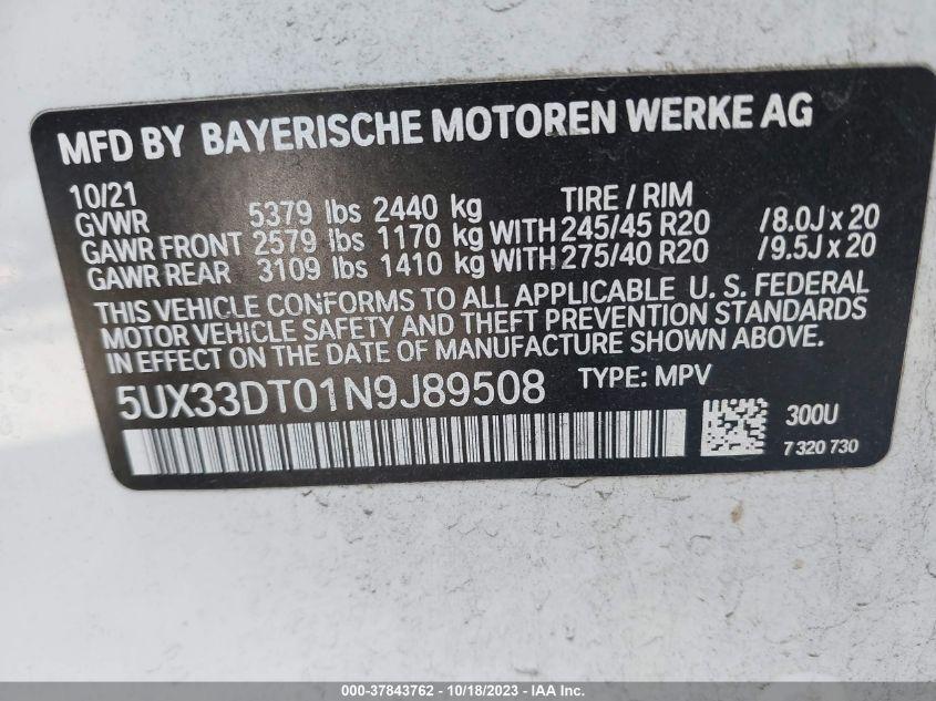 BMW X4 XDRIVE30I 2022