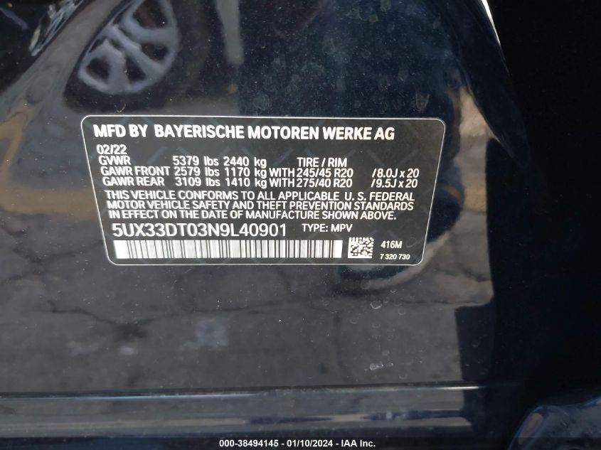 BMW X4 XDRIVE30I 2022