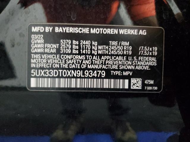 BMW X4 XDRIVE3 2022