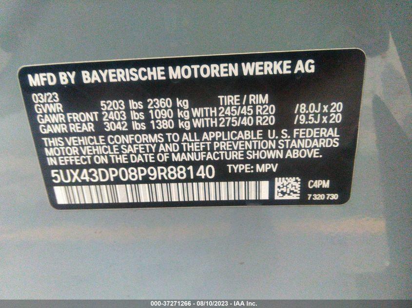 BMW X3 SDRIVE30I 2023