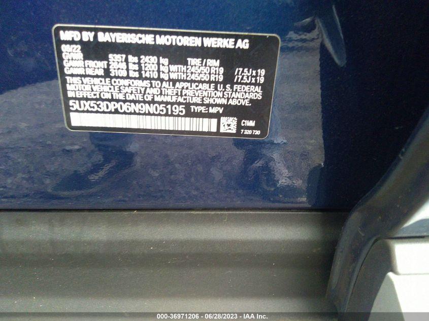 BMW X3 XDRIVE30I 2022