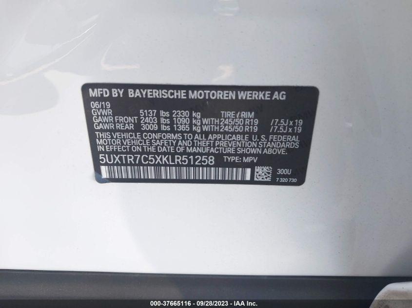 BMW X3 SDRIVE30I 2019