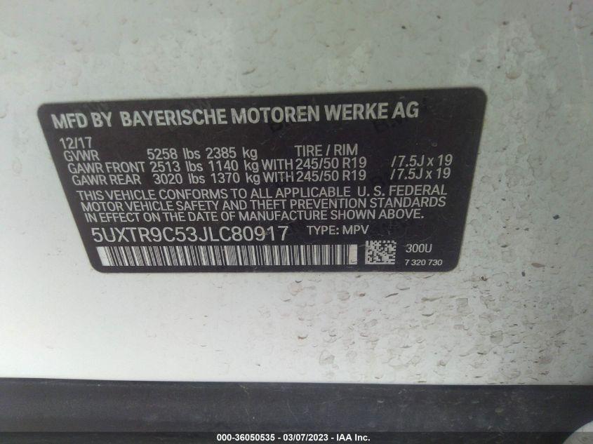 BMW X3 XDRIVE30I 2018