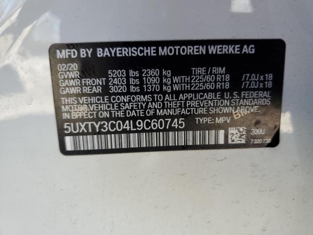 BMW X3 SDRIVE3 2020