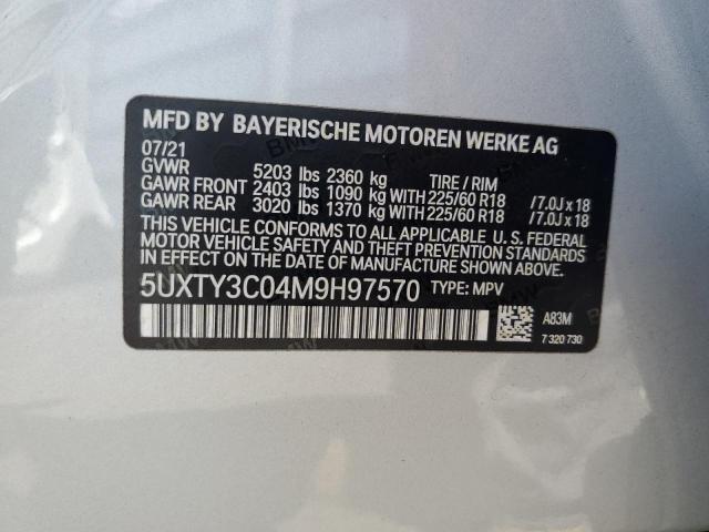 BMW X3 SDRIVE3 2021