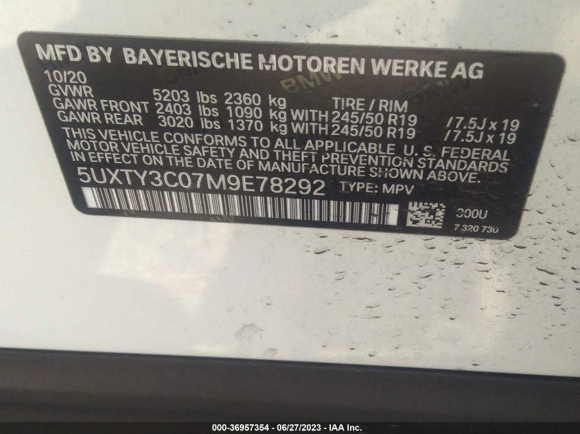 BMW X3 SDRIVE30I 2021