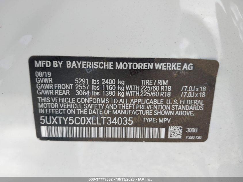 BMW X3 XDRIVE30I 2020