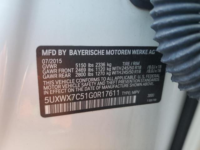 BMW X3 XDRIVE3 2016