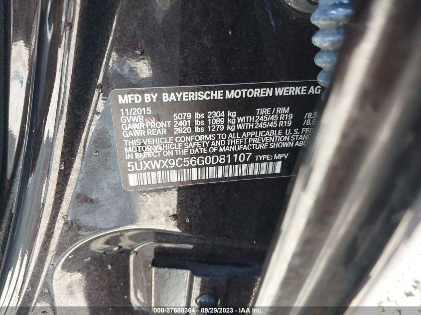 BMW X3 XDRIVE28I 2016