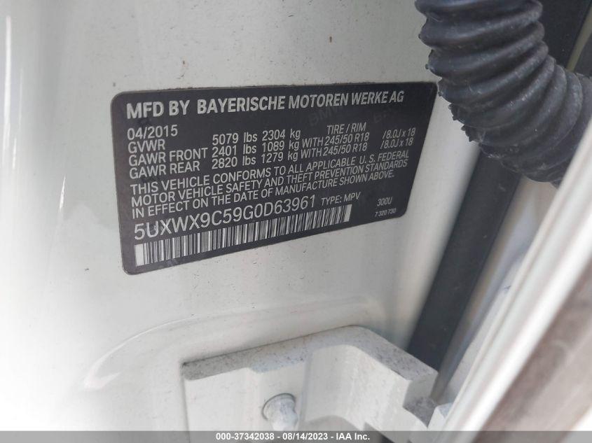 BMW X3 XDRIVE28I 2016