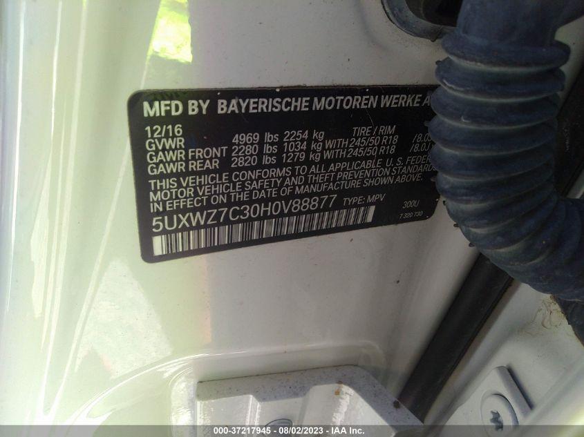 BMW X3 SDRIVE28I 2017