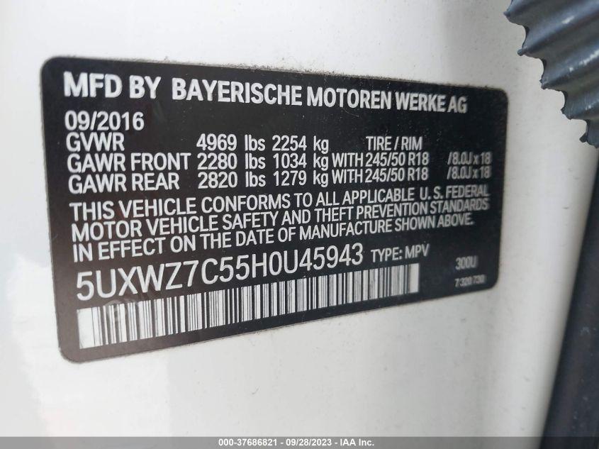 BMW X3 SDRIVE28I 2017