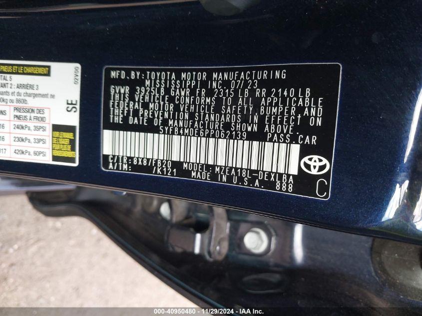 TOYOTA COROLLA LE 2023