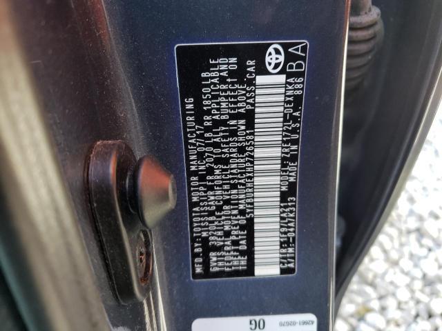 TOYOTA COROLLA L 2017