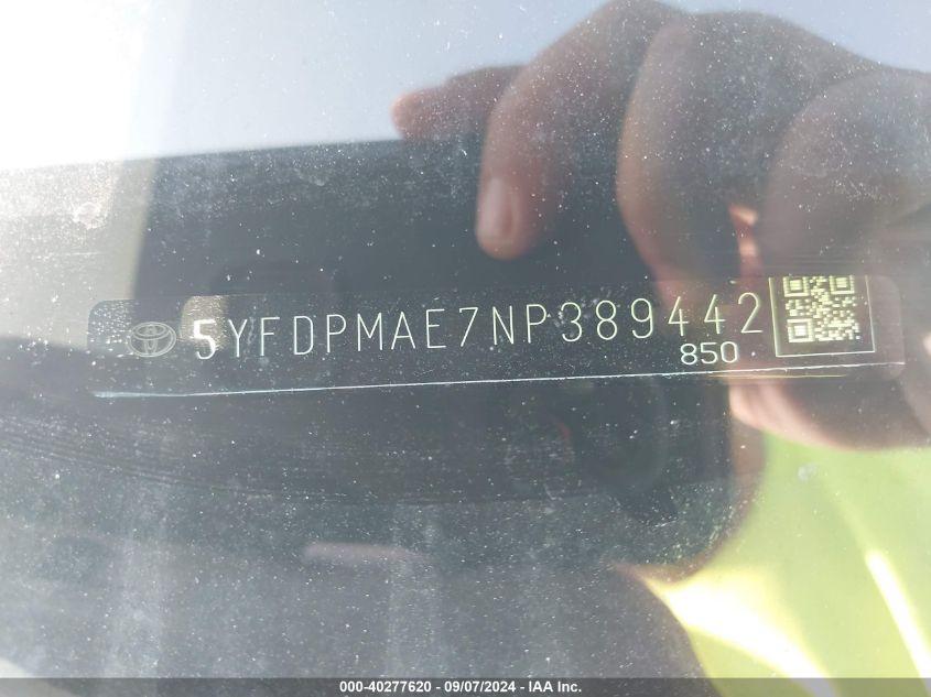 TOYOTA COROLLA L 2022