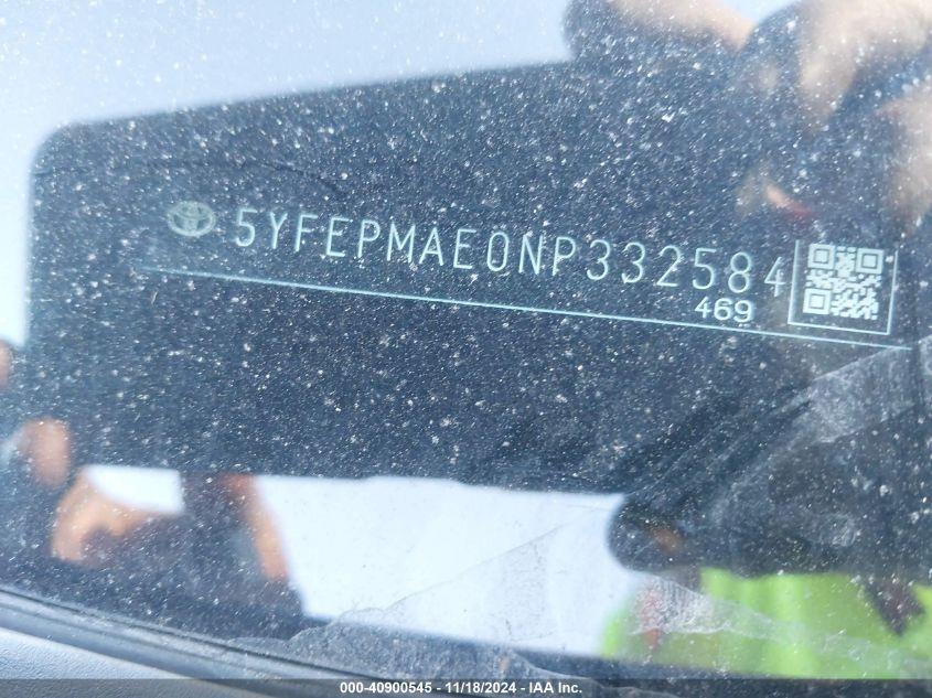 TOYOTA COROLLA LE 2022