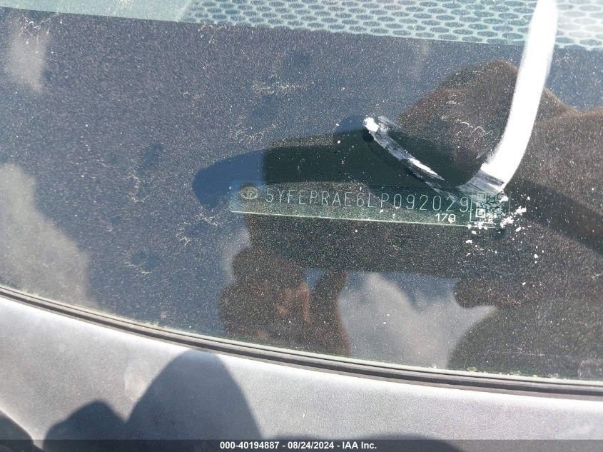 TOYOTA COROLLA LE 2020