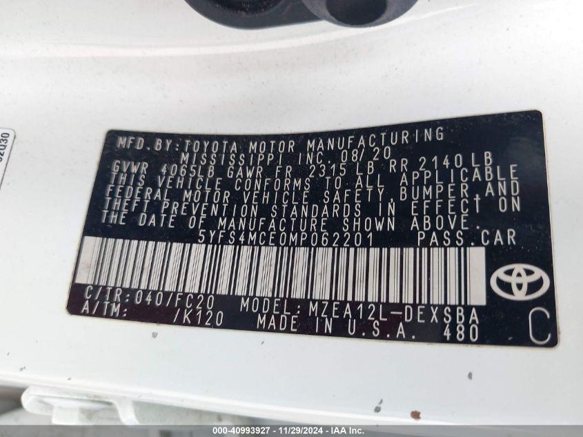 TOYOTA COROLLA SE 2021