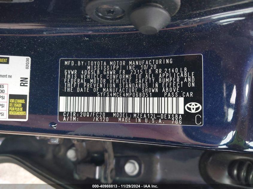 TOYOTA COROLLA SE 2021