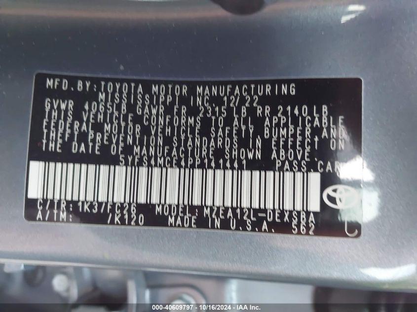 TOYOTA COROLLA SE 2023