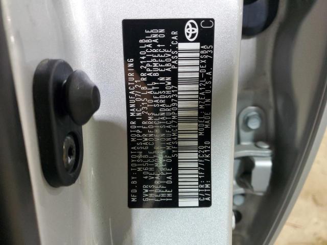 TOYOTA COROLLA SE 2021