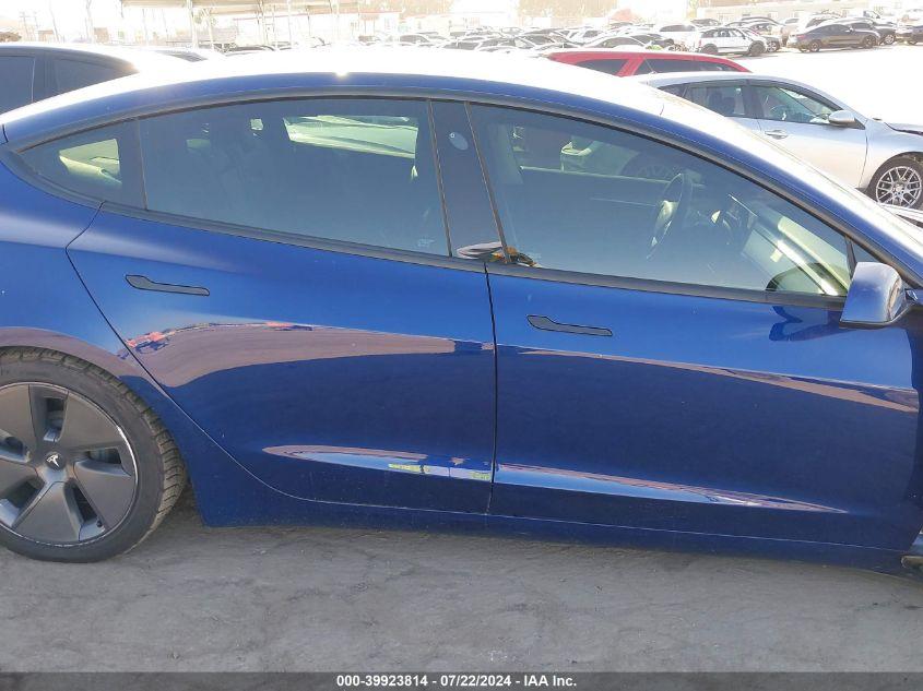 TESLA MODEL 3 REAR-WHEEL DRIVE 2022