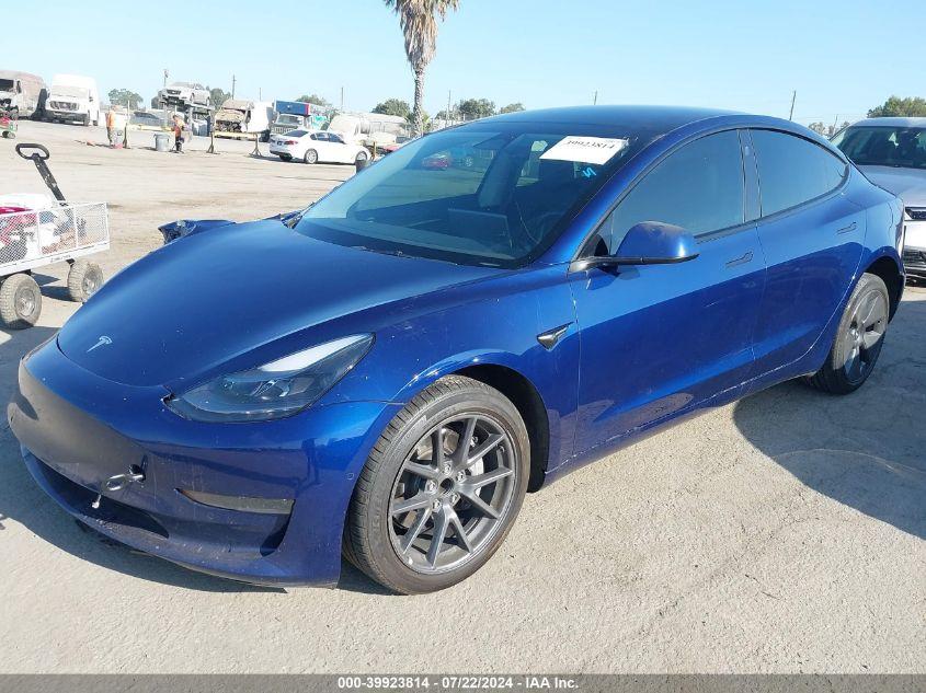 TESLA MODEL 3 REAR-WHEEL DRIVE 2022