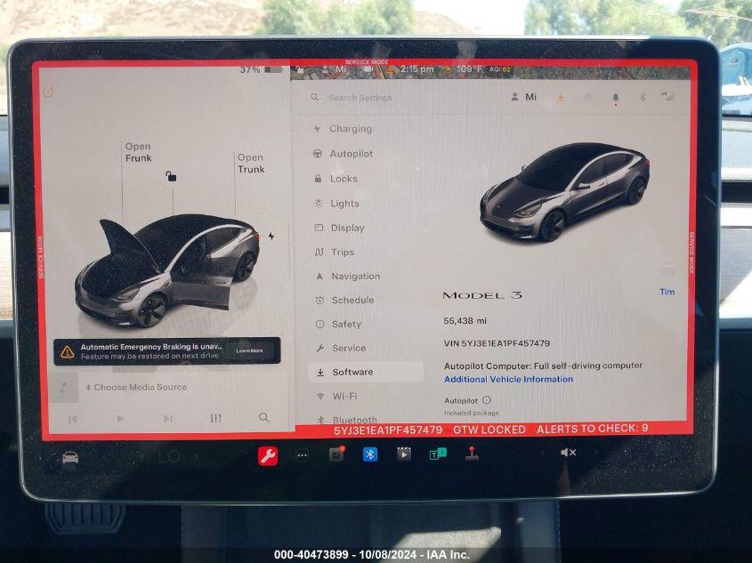 TESLA MODEL 3 REAR-WHEEL DRIVE 2023
